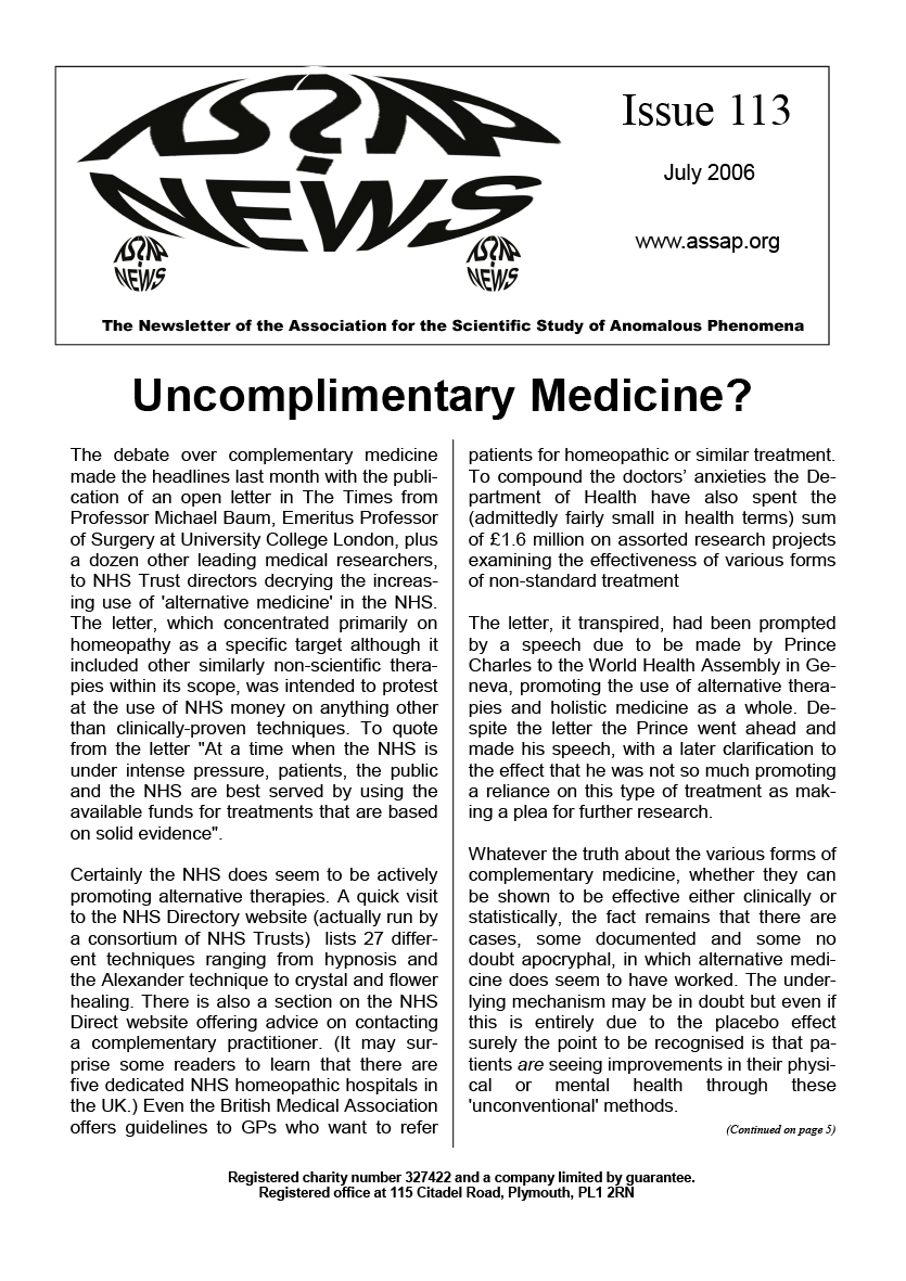 ASSAP News - Issue 113