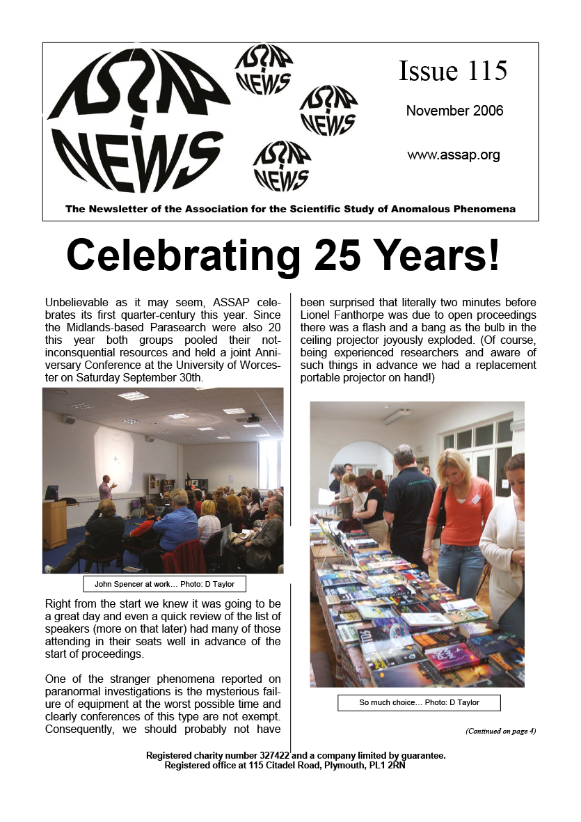 ASSAP News - Issue 115