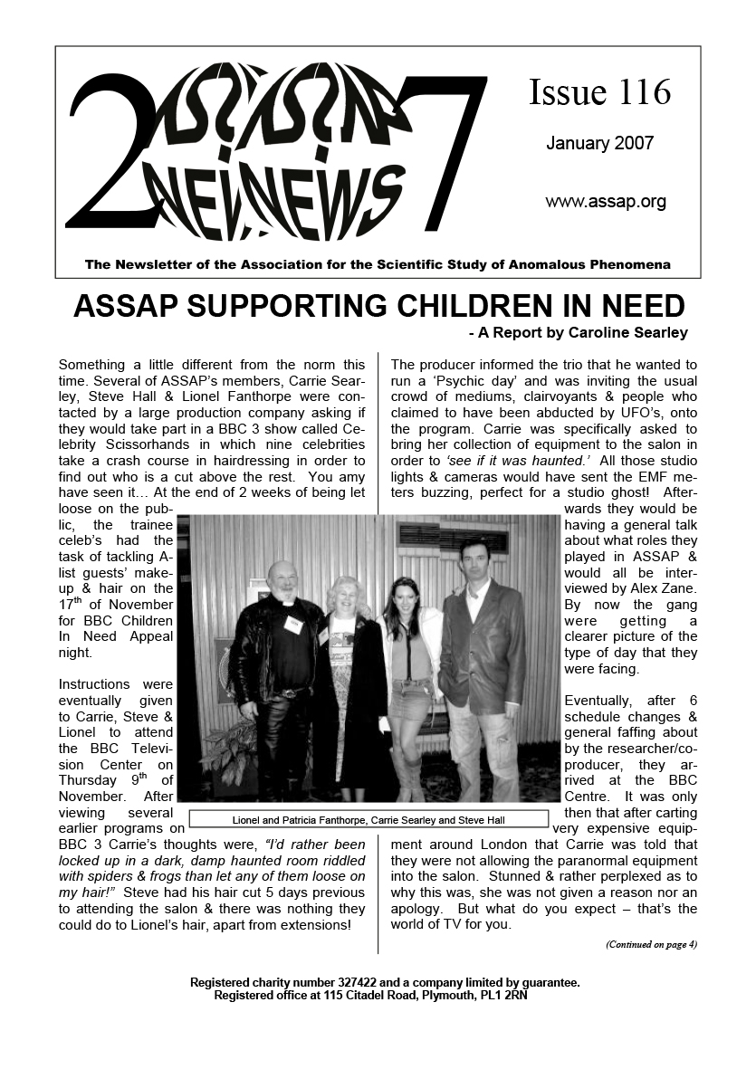 ASSAP News - Issue 116