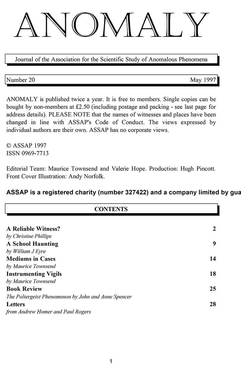 Anomaly issue no. 20