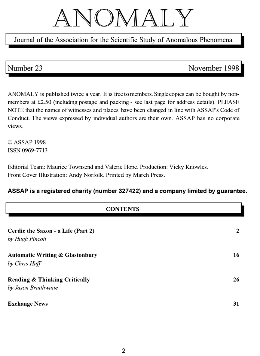 Anomaly issue no. 23