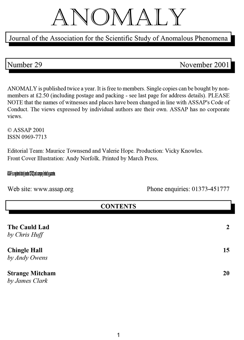 Anomaly issue no. 29
