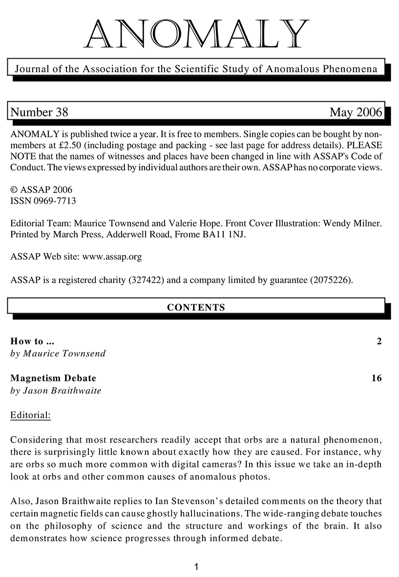 Anomaly issue no. 38