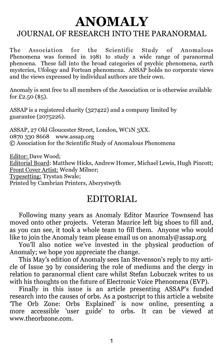 Anomaly issue no. 40