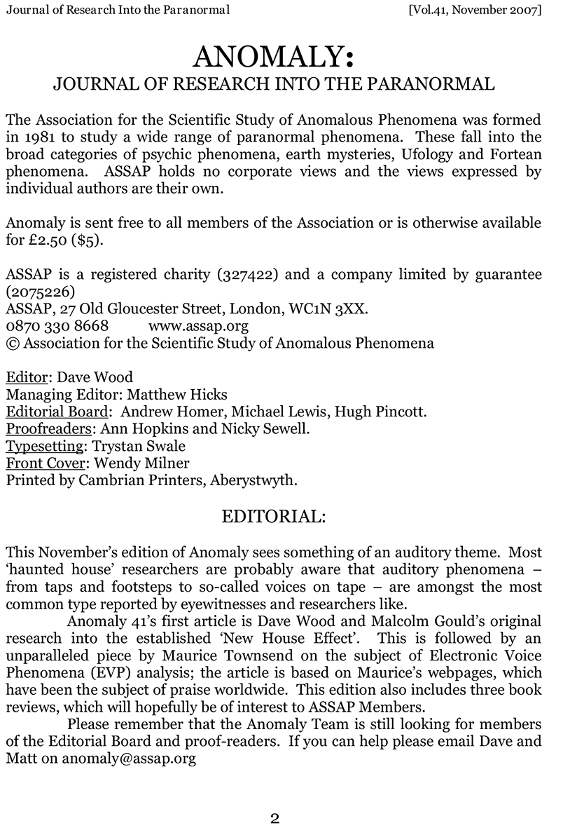 Anomaly issue no. 41