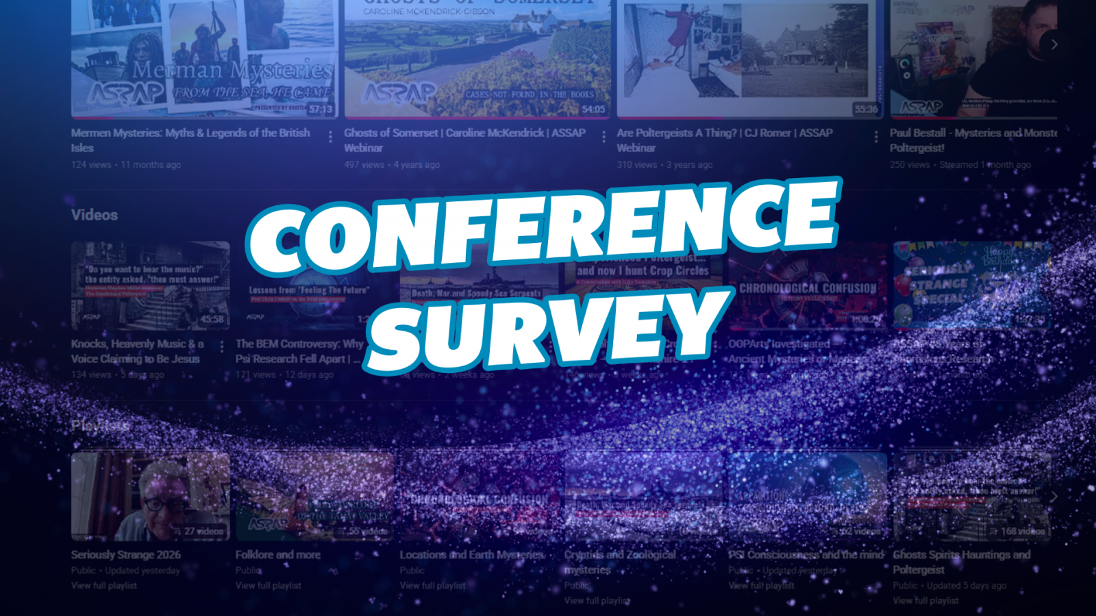 Seriously Strange Conference Survey 